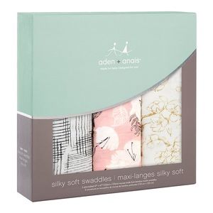 aden + anais silky soft muslin swaddle blanket